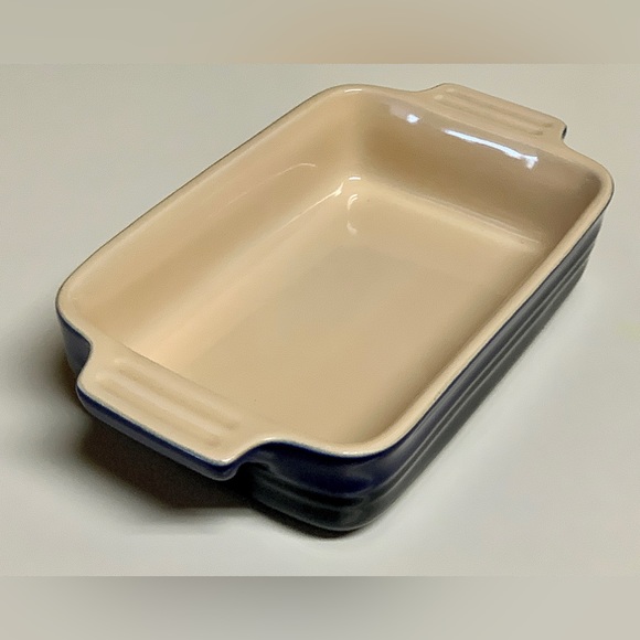 LE CREUSET HERITAGE Stoneware 12-34 Double Handled Rectangular Dish Casserole - Picture 7 of 10